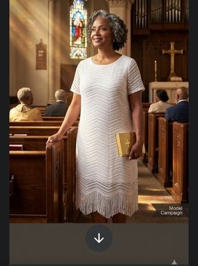 Danillo Boutique WOMAN WHITE LACE overly dress 2x style W221140 NWT Party